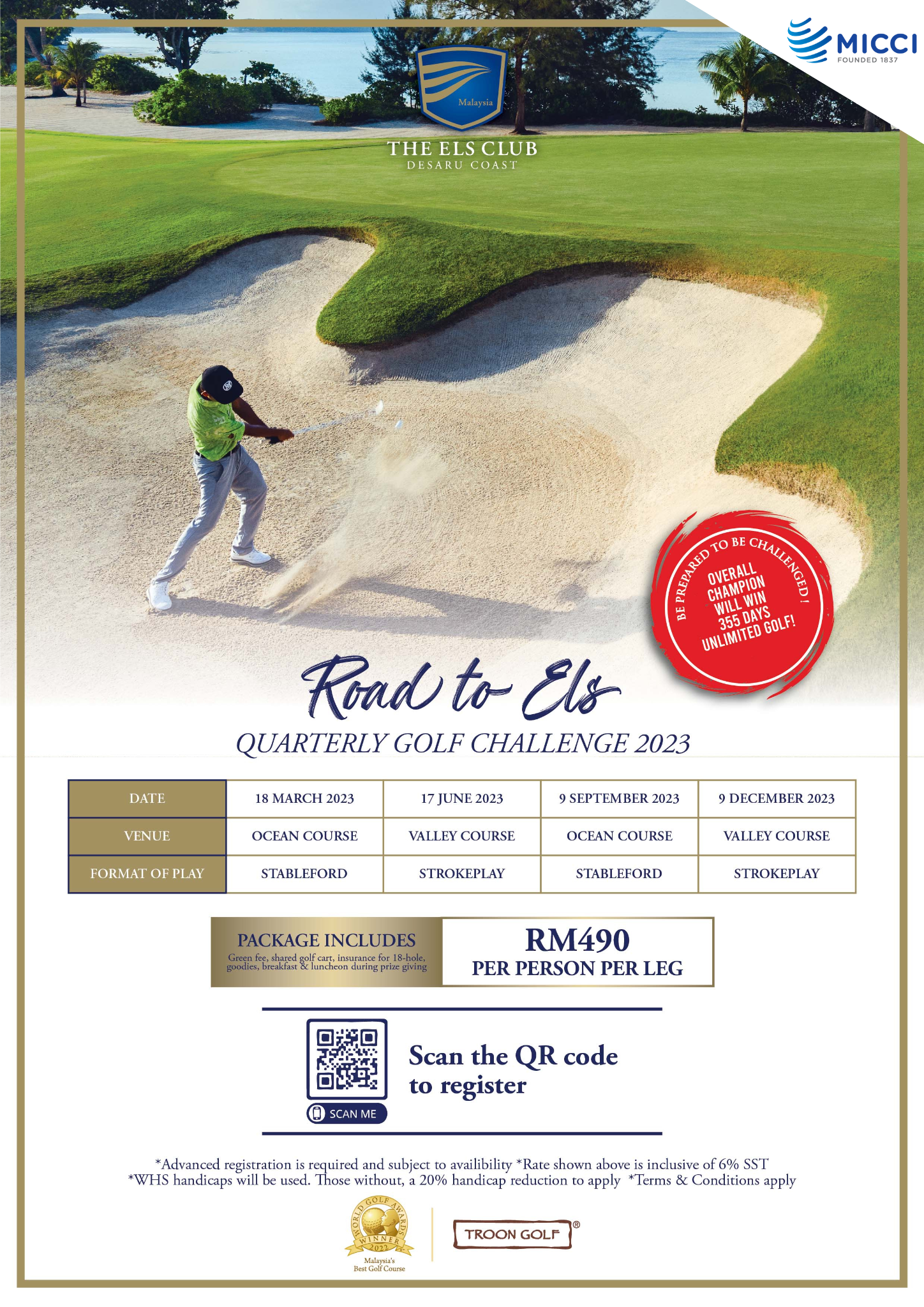 [Golf Event] Road To Els 2023 At The Els Club Desaru Coast, Johor